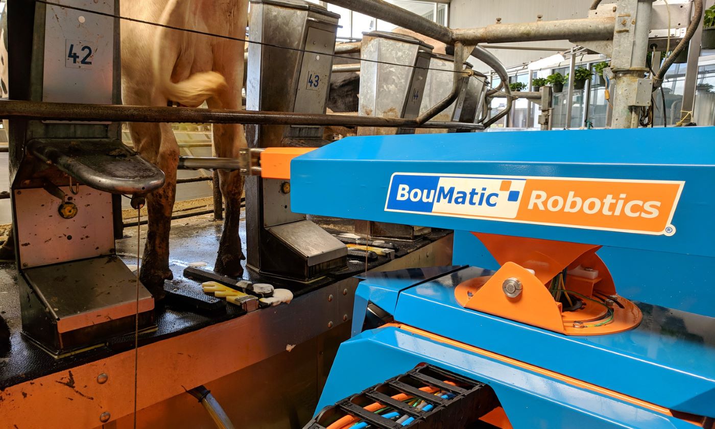 BouMatic SR2 utófürösztő robot